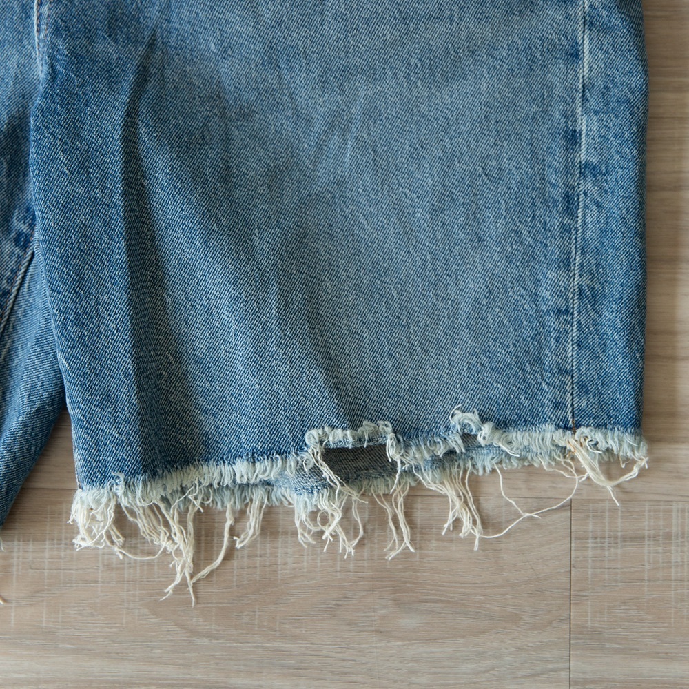 MADEWELL High-rise denim shorts (mid length) size 31 - Picture 7 of 11